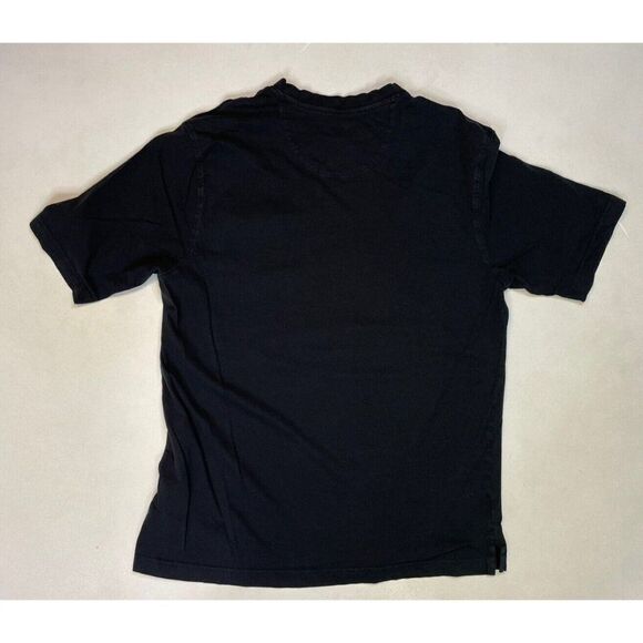 Greg Norman Embroidered Logo Pocket T-shirt Men Medium Black Short Sleeve - Picture 3 of 5